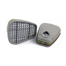 3M 6006K 방독 방진 정화통 2개 필터 안면부 여과식