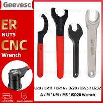 밀링머신 ER8 ER11 ER20 렌치 A M UM MS C O CNC 너트 ISO APU 드릴 머시닝 센터 조각 밀링 머신, 02 ER8M