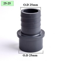 호스어댑터 외부 직경 20/25-8/10/12/14/16/19/20/25mm 파고다 커넥터 정원 호스 어댑터 관개 UPVC 파이프 소프트 조인트 액세서리, [01] 1pc, [12] Big Size Contact us