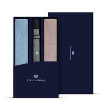 송월타월 타월우산 SW콤보세트 07, 1개, 검정우산+진베이지수건