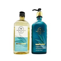 Bath and Body Works 배스 앤 바디 웍스 아로마테라피 스트레스 완화 유칼립투스 티 로션 워시 천연 에센셜 함유폼 2팩 462249