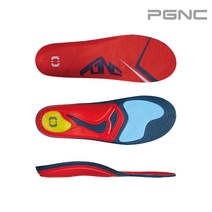 [패기앤코] 기능성 스포츠 인솔 PI-100 - 실리콘인솔, RED/NAVY