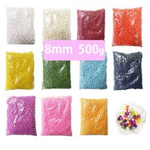 해피아이 진주구슬 8mm 500g DIY 만들기재료 공예 팔찌만들기, _7622_흰색[2000알]