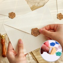결혼식 청접장 편지 봉인 스탬프 봉인씰 봉투밀봉 스티커, 2실링스티커-땡큐