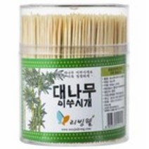 리빙웰 대나무 원통 이쑤시개, 900개입, 1개