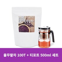 뉴트로웨이 율무팥차 100T 티백+티포트500ml 세트 율무차 팥차 효능 효과