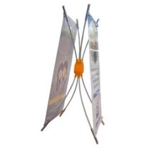 [우수제품][무료배송]Bellos^^&&^^ 미니 X 배너 거치대 양면 [출력물 별도] 탁상 Bellos^^&&^^, [▷>상품선택<◁]