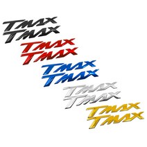 야마하 TMAX 튜닝 스티커 3D 로고 엠블럼 티맥스560 530 DX 500, Black - 블랙
