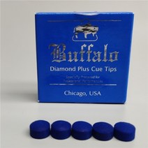 스누커 팁 11mm 블루 다이아몬드 팁 ELK 마스터 트라이앵글 Omin Cues Buffalo Le Pro Blue Knight 가죽 팁 당구 액세서리, 버팔로 미디엄, 상자당 50개의 팁