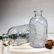 몰드몰 디퓨저용기 - 프랑수아 투명 (250ml) 엔틱디퓨저용기 _ 꽃병 화병, 용기+코르크마개