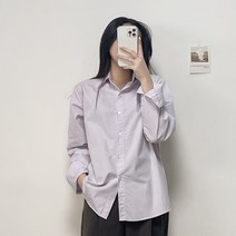 크로스컴퍼니 / 심플 베이직 파스텔톤 루키 셔츠 9col