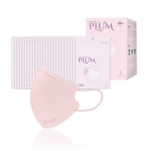 푸름마스크 새부리형 컬러 국산 대형 마스크, 밀키핑크 25매입