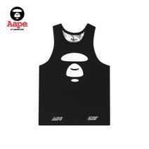 런닝 AAPE 남성의류 봄 여름 사악한 용안색 뱃지 이니셜 플라워 프린팅 투웨이 미혹 컬러 민소매 2702320385