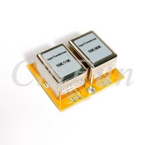 10K 90K 퍼멀로이 오디오 RCA to 신호 변압기 쉴드가 3x 부스트 증폭