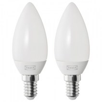 이케아 SOLHETTA 솔헤타 LED 전구 E14 250 루멘 샹들리에 오팔 화이트