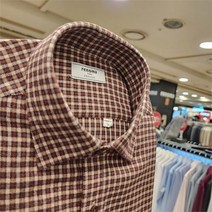레노마 SH04 더블 미디움 체크 기모 일반핏 긴팔 셔츠 RMWSGP-304-BW-55