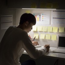 터치탁 포스텝 52 LED등 센서등 USB조명 책상 독서실, 화이트