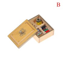 DIY 북엔드 미니어처귀여운 1:12 빈티지 바느질 바늘 가위 키트 상자 인형 집 장식 선물 액세서리 1 개, 11 as picture