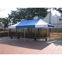 1.5mx2.2m 간이 포장마차 옥상마차 접이식 행사용 카라반캐노피 천막, 적색