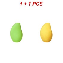 쿠션퍼프 Ibcccndc 망고 화장품 퍼프 파우더 부드러운 여성 메이크업 파운데이션 스폰지 뷰티 도구 페이셜 1 개 2 개, 3.Mix A 2 pcs