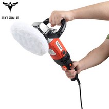 [ENGWE] 폴리셔 다공능 포리셔 220V 1400W 차량용 광택기 8단계 속도 조절, 블랙