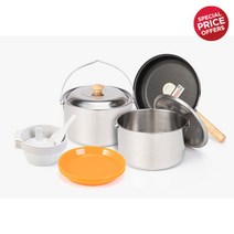 나은라이프 코베아 캠핑 코펠 세트, 1개