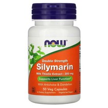 나우푸드 실리마린 더블 스트랭스 밀크씨슬 추출물 300mg 베지캡슐 50 100 200정, 나우푸드 실리마린 200정