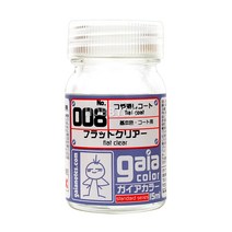 GN33008/ 가이아노츠 [008] 무광 클리어 (15ml) 건담 프라모델 도료