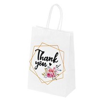 생일 간식 포장 박스 미니 선물 상자 감사합니다 종이 가방 꽃 사탕 비스킷 웨딩 파티 장식 용품 10 개, 8x15x21cm, C04-10Pcs