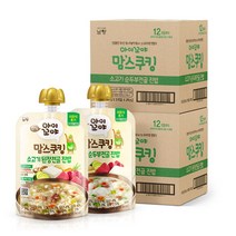남양 아이꼬야 맘스쿠킹 이유식 12개월부터 (혼합2종), 20, 100g, 된장찌개 진밥 10+소고기 순두부전골 진밥 10