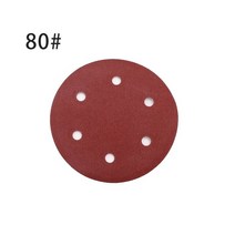 연마공구 절삭공구 5인치 125mm 라운드 샌드페이퍼 6 홀 디스크 샌드 시트 그릿 60-1000 후크 및 루프 샌딩, 02 Abrasive sandpaper