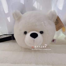 우리우리 커다란 곰인형 백곰 백팩 가방 여자친구선물 소녀감성-34051