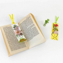 (TD) 압화 북마커(책갈피) 만들기-4인용DIY클레이 점토놀이 미술수업 조소수업 클레이만들기