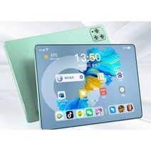 태블릿 울트라 HD 태블릿컴퓨터 신형 풀화면 학습기, 상세 페이지 참고, 파란색 (14인치 ) 64GB