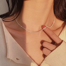 다이아몬드목걸이 프로포즈 웨딩 3부다이아목걸이2022 인기있는 실버 컬러 스파클링 쇄골 체인 초커 목걸이