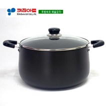 키친아트 쥬노JUNO 블랙경질냄비 28CM깊은곰통, 없음