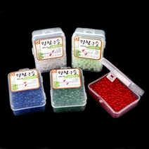 이누잇 칼라 원형구슬 5mm 6mm, 4.5mm(블루／600개), 블루4.5mm(600개)