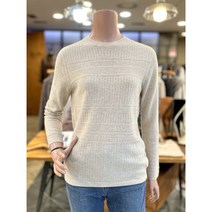 올앤선드리 파인 캐시 텍스처 홀가먼트 니트 A1W9K303