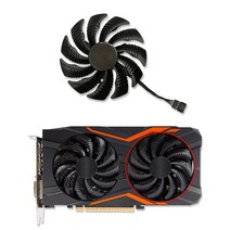 Jzwefdo 88MM 그래픽 카드 팬 T129215SU PLD09210S12HH P106-100 그래픽 카드 냉각 팬 Gigabyte GTX 1060/1070/1070Ti Gig, Graphics Fan-B