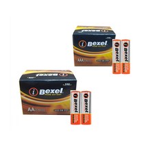 벡셀 알카라인 건전지 AA 20p + AAA 20p, 1세트