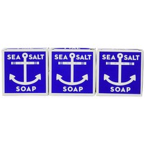Swedish Dream Sea Salt Soap 스웨디시드림 씨 솔트 비누 122g 3개, 1개