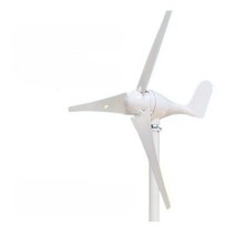 야외 선박용발전기 수직 터빈 풍차 풍양력 에너지, 200W 3날개 12V/24V+컨트롤러