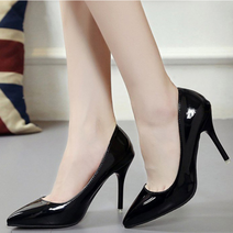 하이힐 에나멜 스틸레토 힐 여성 킬힐 여자 예쁜 블랙 화이트 그레이 레드 핑크힐