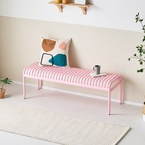 모두몰 / GFB-07 철재 벤치, 핑크