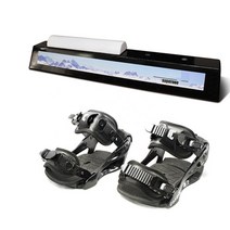 스노우보드 바인딩 데크 세트 트램폴린 지그 훈련 보드 연습 맞춤 스노우 바인딩 밸런스 바 세트, 05 금