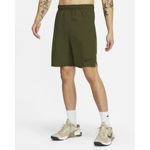 [국내매장상품] 나이키 드라이 핏 남성용 9인치 우븐 트레이닝 쇼츠 러프 그린/앨리게이터 DM6618-326