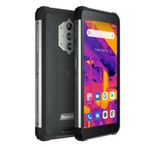 재고 있음 blackview bv6600 pro 러기드 휴대폰 열화상 카메라 flir® android 11 4gb+64gb 8580mah 글로벌 스마트폰, 유럽 ​​연합을 위해, 검은색