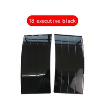 ROVCE 사이드 펜더 도어 벤트 크롬 라인 보그 13-20 자동차 외부 장식 스티커 스타일링, 09 18 Executive black
