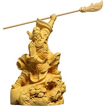 삼국지 세키바 운장 입상 목조 세키우상 무재신 청룡 사츠키도 가시나기의 나무 (높이 12.5 cm×건 8 cm×안길이 5 cm)