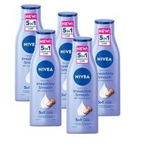 니베아 이리지스터블리 스무스 바디로션 수분크림 48H 250ml Nivea Irresistibly Smooth Body Lotion, 5개